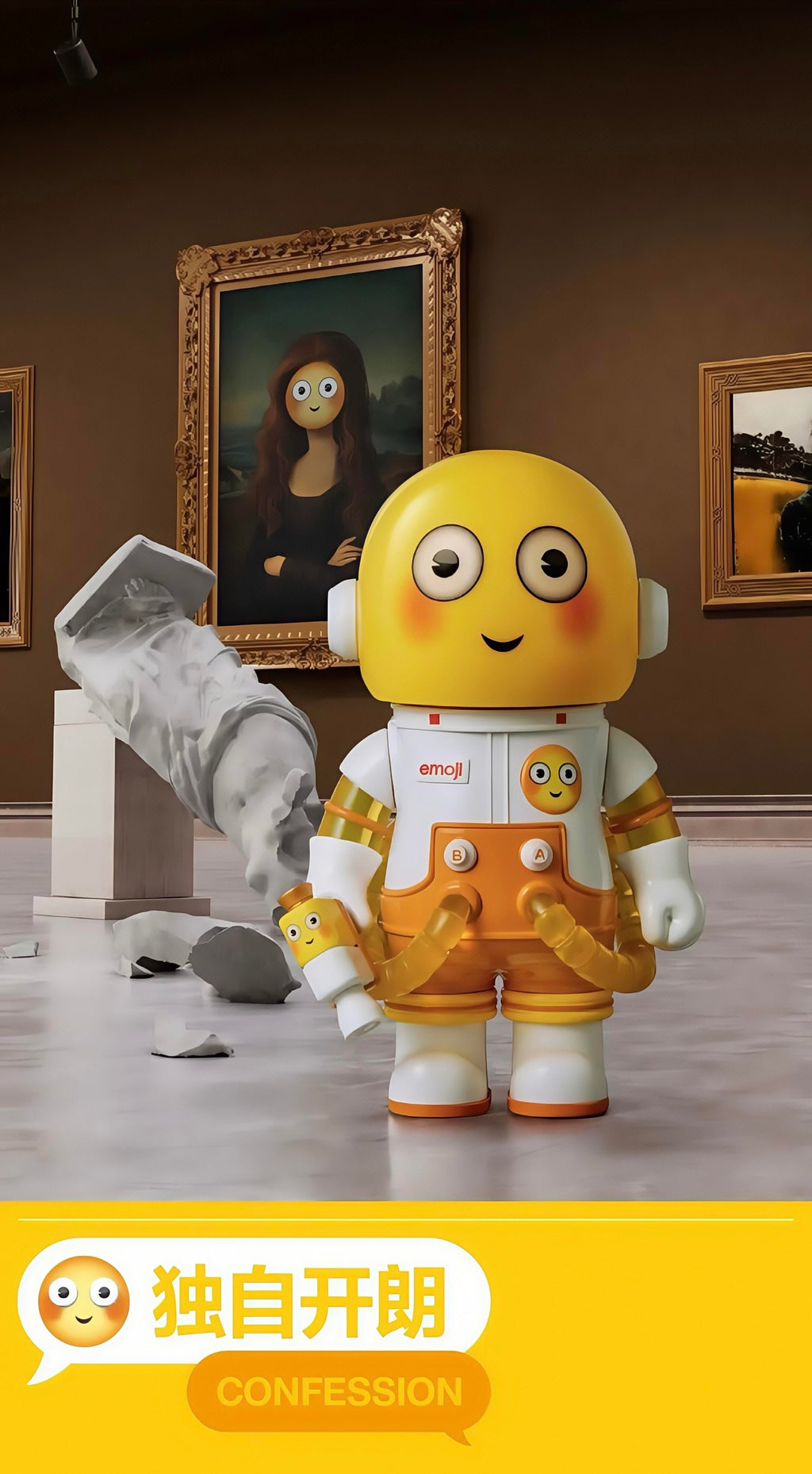 MEGA SPACE MOLLY 100% × emoji™ Series